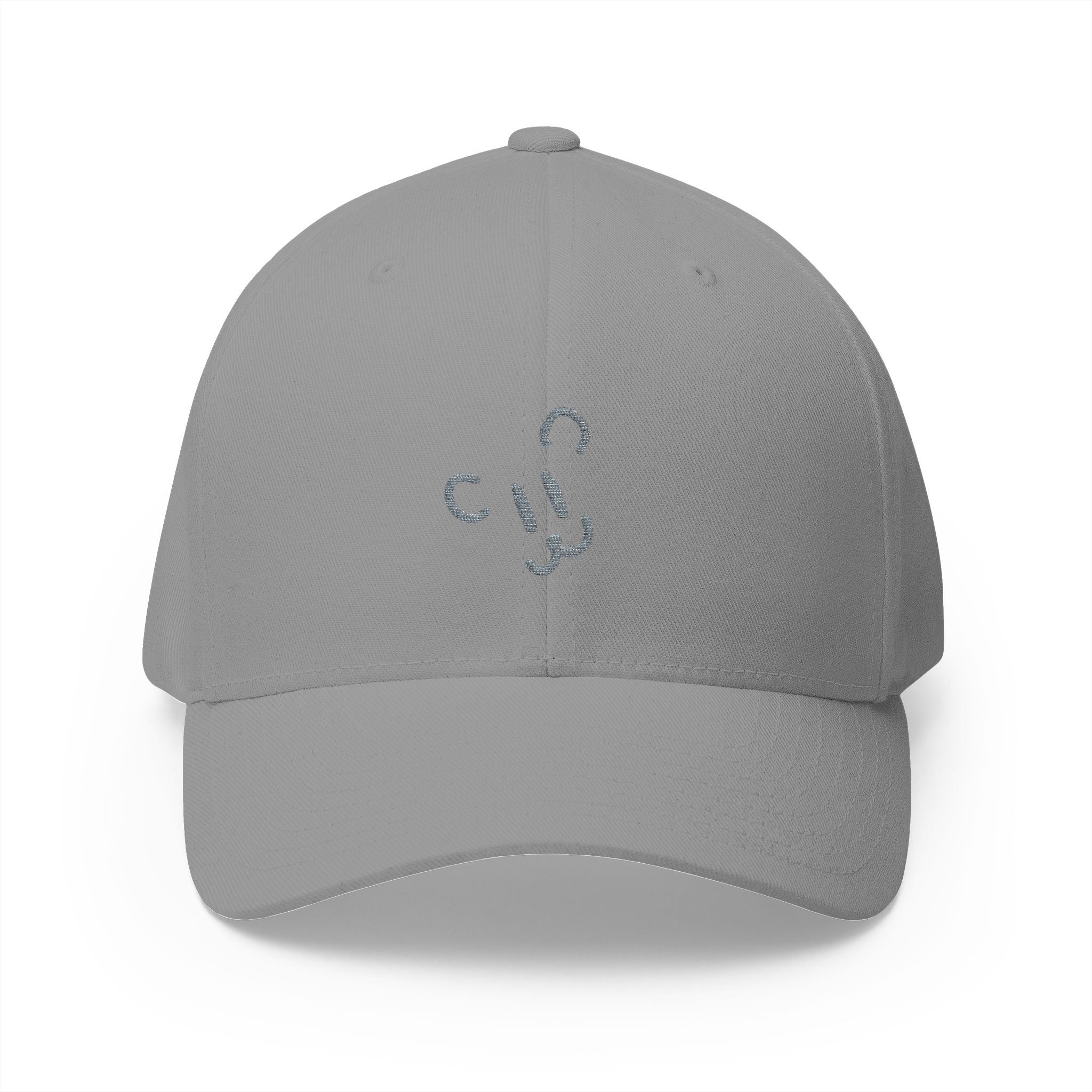Minimal Cute Face Embroidered Cap — Simple Kawaii Baseball Hat