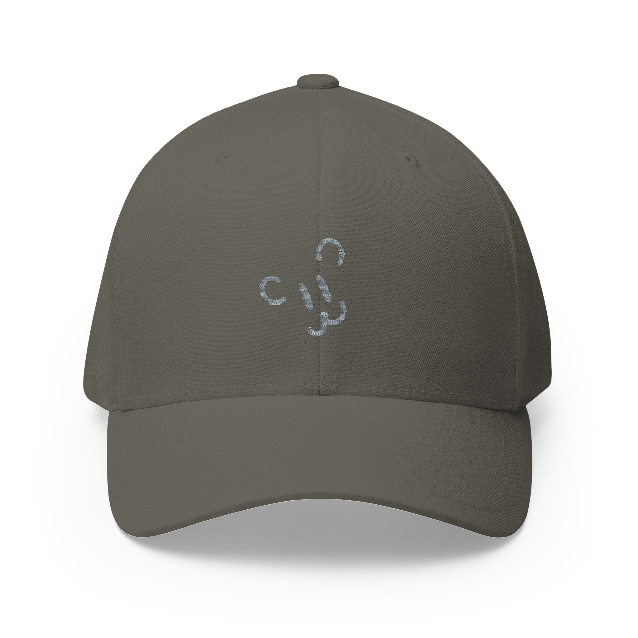 Minimal Cute Face Embroidered Cap — Simple Kawaii Baseball Hat