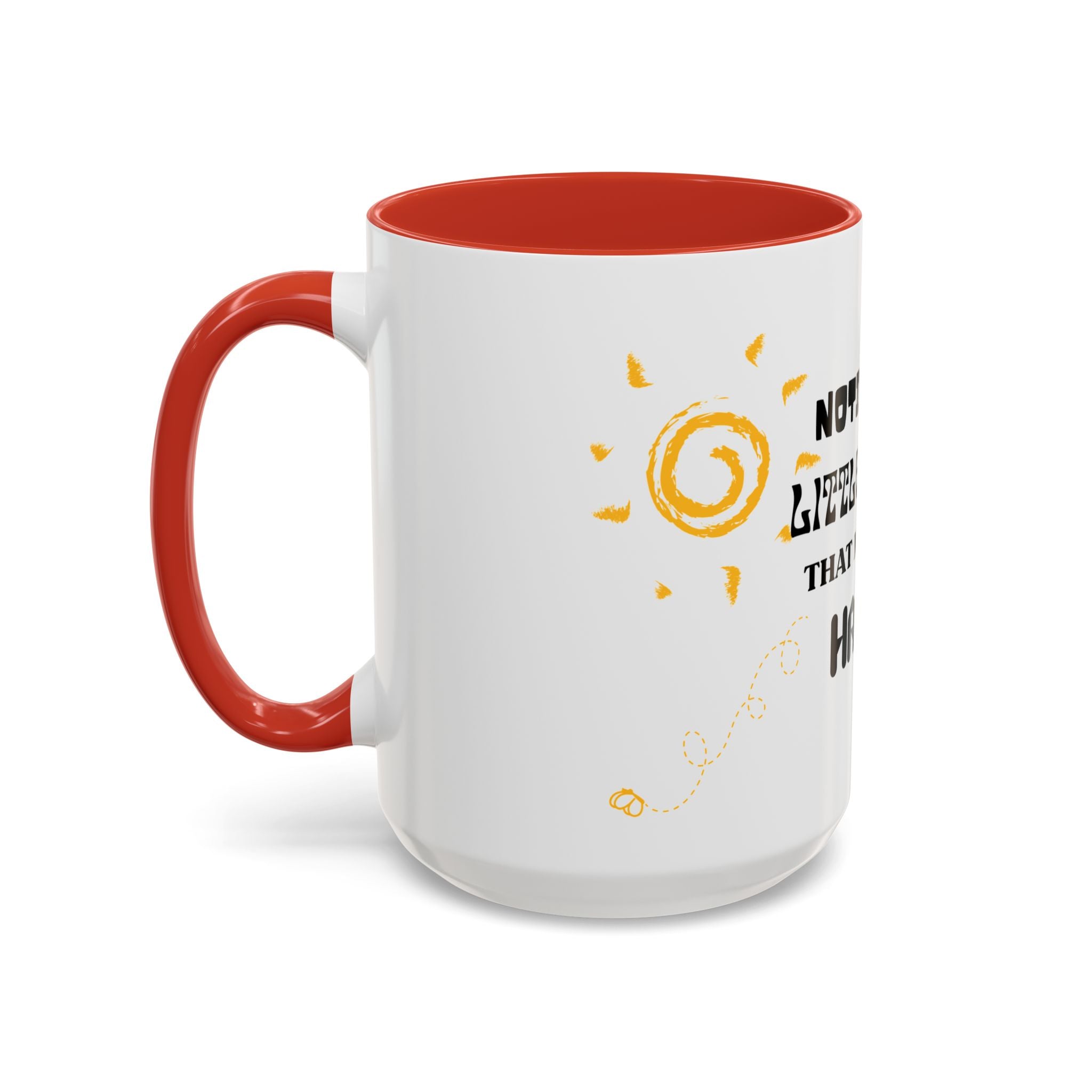Coffee Mug — "Notice the Little Things That Make You Happy" Inspirational Accent Mug