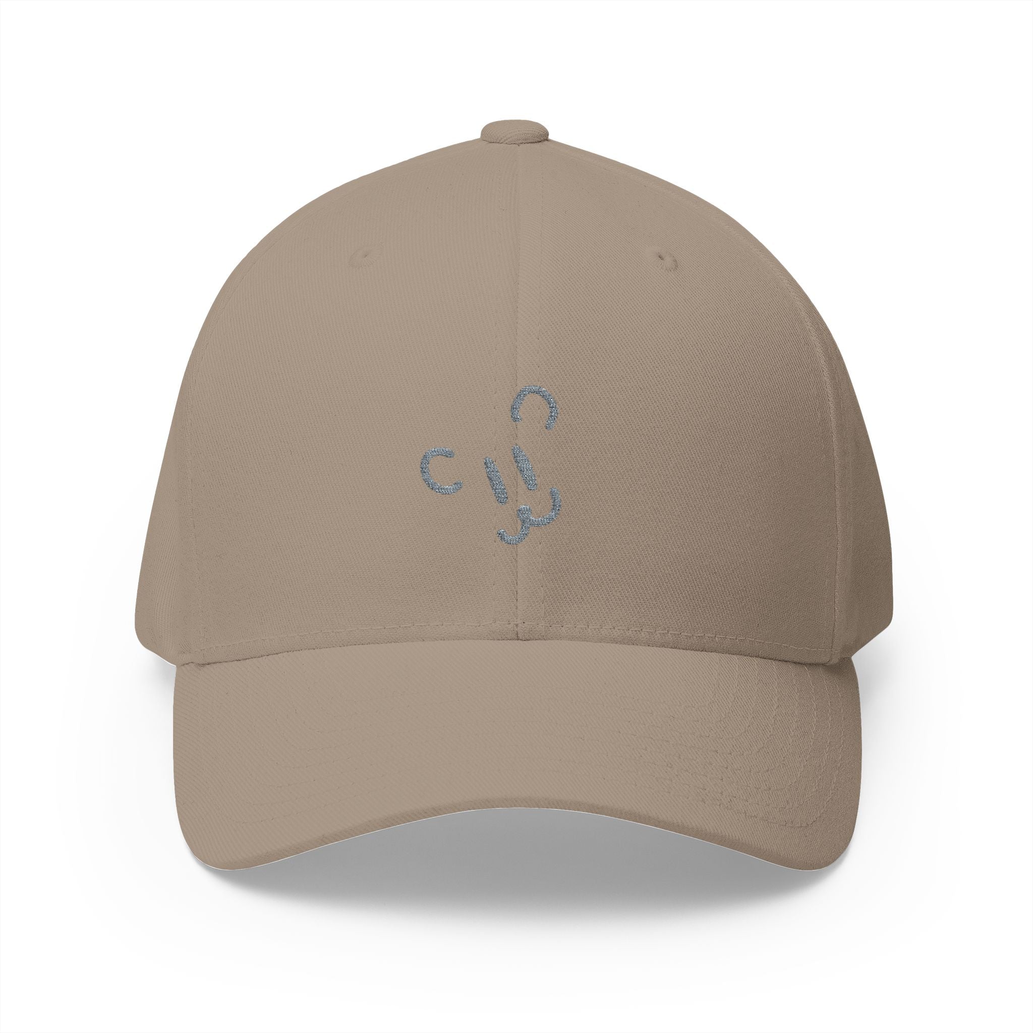 Minimal Cute Face Embroidered Cap — Simple Kawaii Baseball Hat