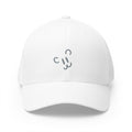 Minimal Cute Face Embroidered Cap — Simple Kawaii Baseball Hat
